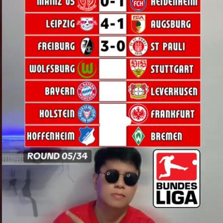 Bundesliga Round 05/34 Prediction