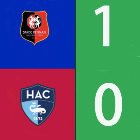 Ligue 1 Rennes 1-0 Le Havre Highlights