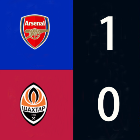 UEFA League Arsenal VS Shakhtar Donetsk 1-0 Highlights