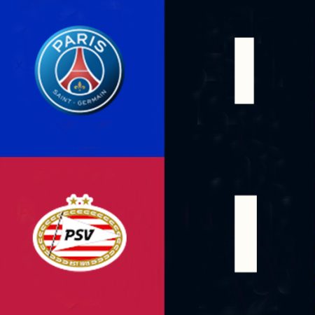 UCL League PSG vs PSV 1-1 Highlights