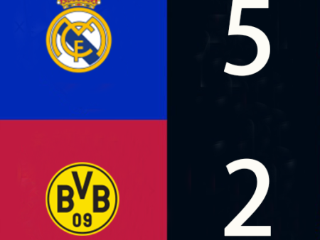 UEFA League Real Madrid VS Dortmund 5-2 Highlights