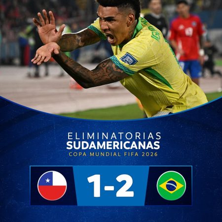 FIFA World Cup Qualifiers Chile 1-2 Brazil Highlights