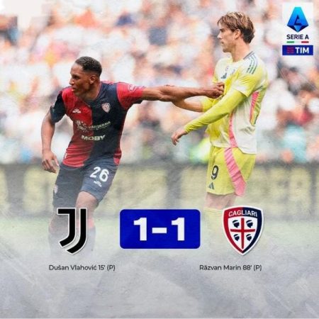 Serie a 2024/25 juventus-cagliari 1-1 highlights