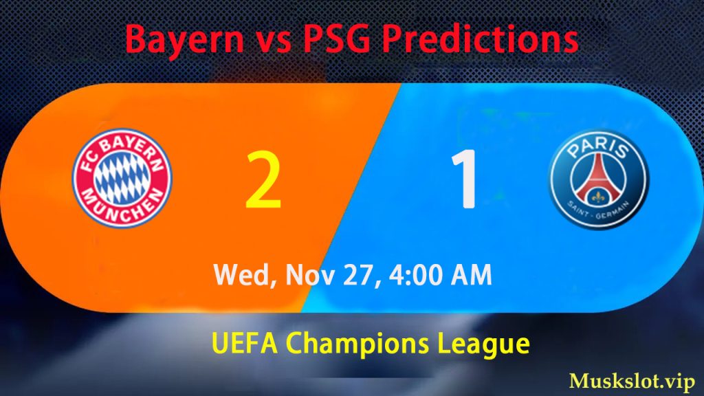 Bayern vs PSG Predictions