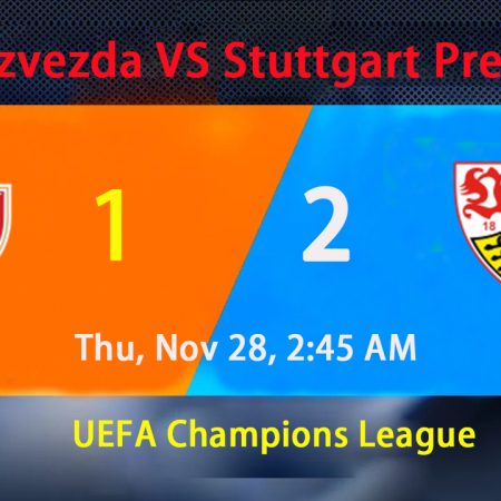 Crvena zvezda VS VfB Stuttgart Predictions | UEFA Champions League | Thu, Nov 28, 2:45 AM