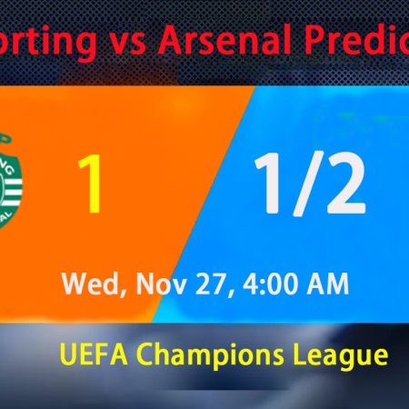 Sporting vs Arsenal Predictions | UEFA Champions League Wed, Nov 27, 5:00 AM